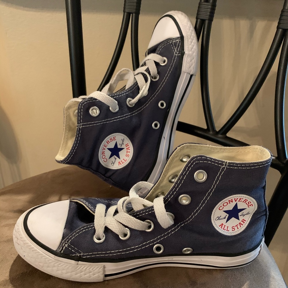 Boys Converse All Star Navy Blue